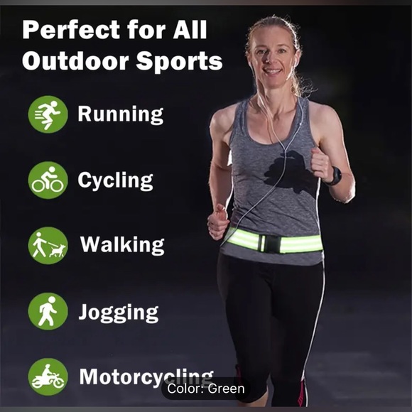 COPY - Reflective Running Gear 6 Pcs Set, High Visibility Security Reflective B… - Picture 3 of 7